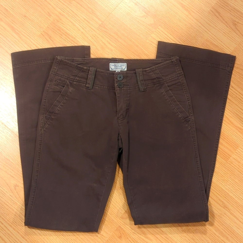 American Eagle Brown Pants - Size 0 Reg